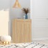Mueble zapatero de madera contrachapada color roble