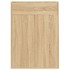 Mueble zapatero de madera contrachapada color roble