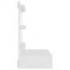 Mueble con espejo y luces LED blanco 60x31,5x62