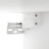 Armario de baño con espejo blanco 64x20x67