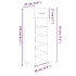 Mueble zapatero madera contrachapada gris hormigón 30x35x105