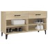 Mueble zapatero madera contrachapada roble Sonoma 102x35x55