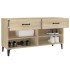 Mueble zapatero madera contrachapada roble Sonoma 102x35x55