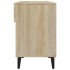 Mueble zapatero madera contrachapada roble Sonoma 102x35x55