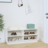 Armario zapatero de madera maciza de pino blanco 110x34x45