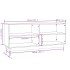 Armario zapatero madera maciza de pino marrón miel 110x34x45