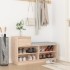 Mueble zapatero de madera maciza de pino 110x34x61