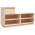 Mueble zapatero de madera maciza de pino 110x34x61