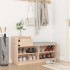 Mueble zapatero de madera maciza de pino 110x34x61