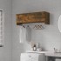 Armario madera contrachapada color roble ahumado 100x32,5x35