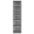 Mueble zapatero madera contrachapada gris Sonoma 27,5x27x102