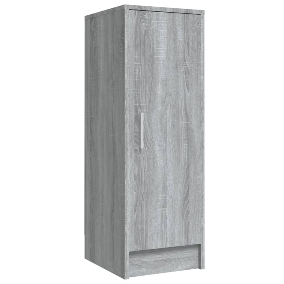 Zapatero de madera contrachapada gris Sonoma 32x35x92
