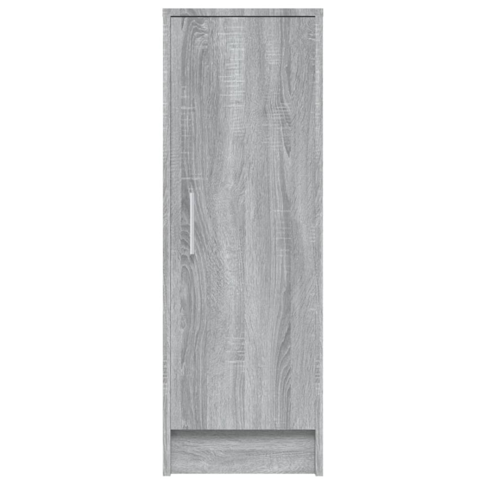 Zapatero de madera contrachapada gris Sonoma 32x35x92