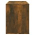 Mueble zapatero madera contrachapada roble ahumado 80x35x45