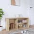Mueble zapatero madera contrachapada roble Sonoma 100x35x45