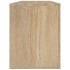 Mueble zapatero madera contrachapada roble Sonoma 100x35x45