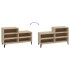 Mueble zapatero madera contrachapada roble Sonoma 102x36x60
