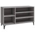 Mueble zapatero madera contrachapada gris Sonoma 102x36x60