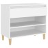 Mueble zapatero madera contrachapada blanco 70x36x60