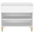 Mueble zapatero madera contrachapada blanco 70x36x60