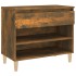Mueble zapatero madera contrachapada roble ahumado 70x36x60