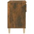 Mueble zapatero madera contrachapada roble ahumado 70x36x60