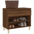Mueble zapatero madera contrachapada roble marrón 70x36x60