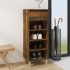 Mueble zapatero madera contrachapada roble ahumado 40x36x105