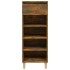 Mueble zapatero madera contrachapada roble ahumado 40x36x105