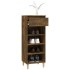 Mueble zapatero madera contrachapada roble ahumado 40x36x105