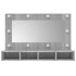 Mueble con espejo y LED color gris Sonoma 90x31,5x62