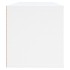 Mueble zapatero pared madera contrachapada blanco 100x35x38