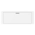 Mueble zapatero pared contrachapada blanco brillo 100x35x38