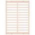 Estructura de cama doble de madera maciza 140x190