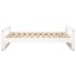 Cama para perros madera maciza de pino blanco 95,5x65,5x28