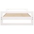 Cama para perros madera maciza de pino blanco 95,5x65,5x28