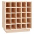 Botellero de madera maciza de pino 55,5x34x61