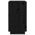 Botellero de madera maciza de pino negro 55,5x34x61
