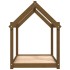 Cama para perros madera maciza pino marrón miel 101x70x90
