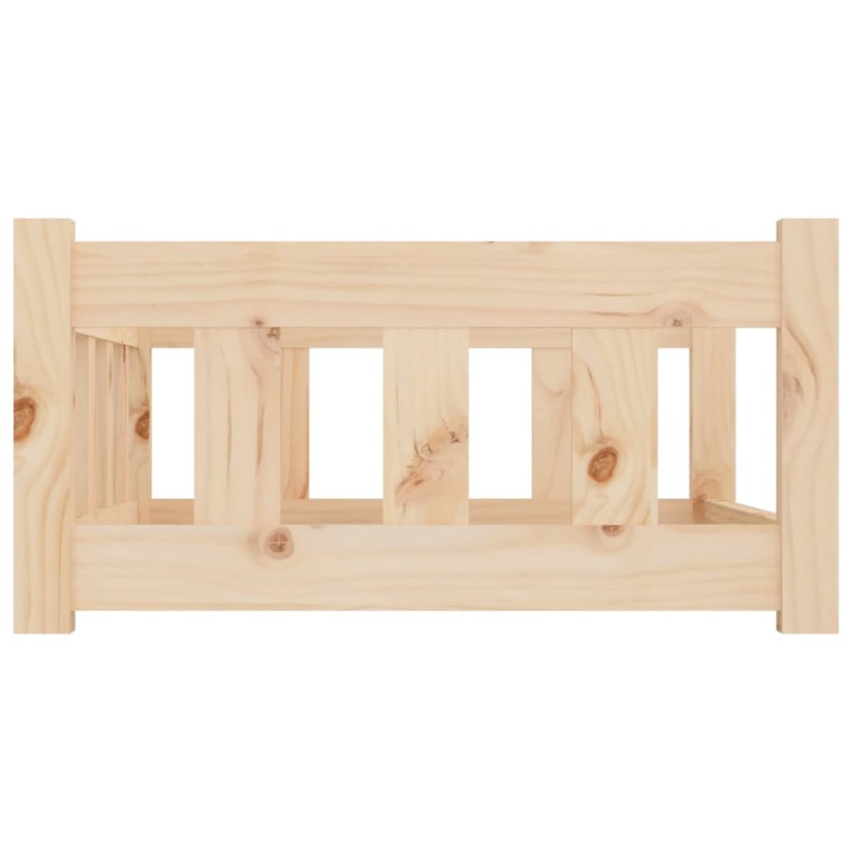Cama para perros madera maciza de pino 75,5x55,5x28