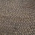 Puf hecho a mano gris claro 45x30 cm