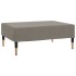 Taburete de terciopelo gris claro 78x56x32