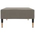 Taburete de terciopelo gris claro 78x56x32