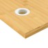 Tablero de escritorio de bambú 100x50x2,5