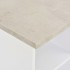 Mesa alta de bar blanco y gris hormigón 60x60x110
