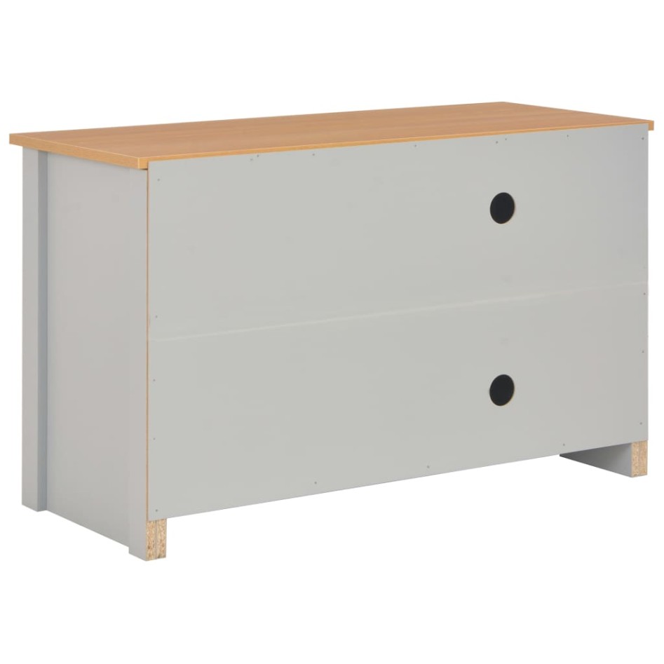 Mueble para el televisor gris 95x39x58