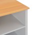 Mueble para el televisor gris 95x39x58
