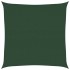 Toldo de vela HDPE verde oscuro 160 g/m² 6x6