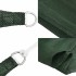 Toldo de vela verde oscuro HDPE 160 g/m² 4x7