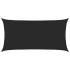 Toldo de vela HDPE negro 160 g/m² 4x7